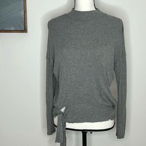 Vimmia Grey Tie Front Top, XS